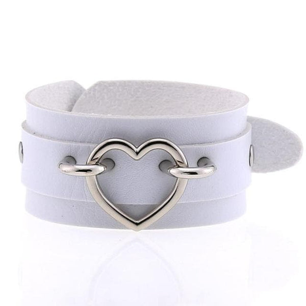 Gothic Locked Heart Bracelet