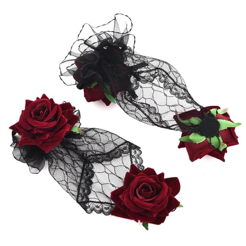 Lolita Rose Gothic Gloves