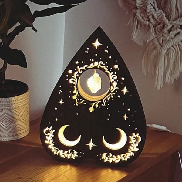 Planchette Crystal Lamp