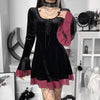 Bloody Witch Velvet Dress