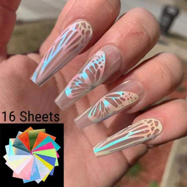 Flame Art Nail Sticker