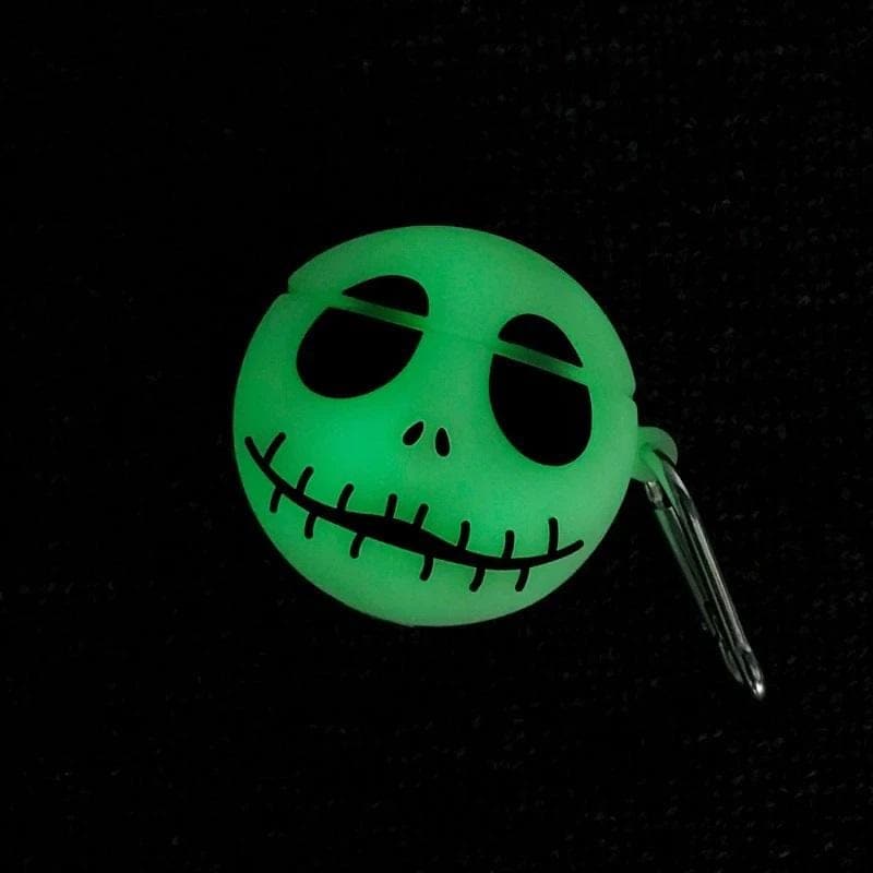 Glow in the Dark Skull Airpods Case