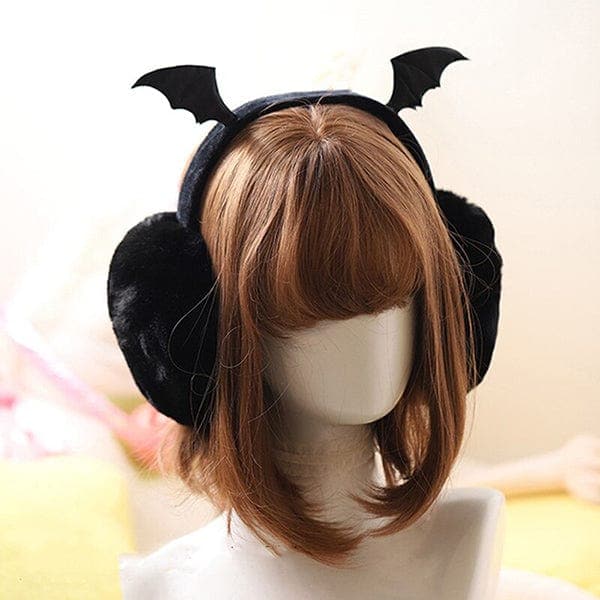 Gothic Bat Wings Earmuffs