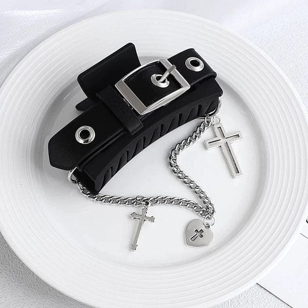 Punk Belt Hair Claw Clip