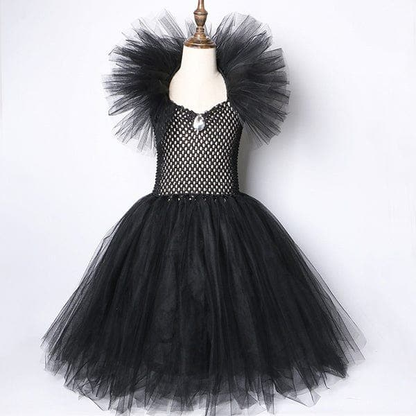 Black Evil Tutu Dress