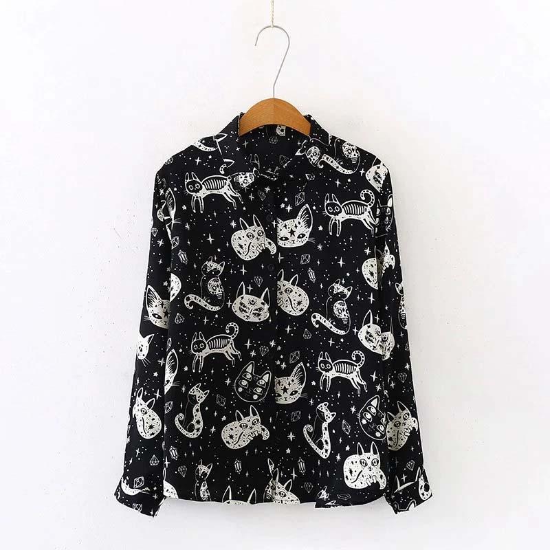 Felicia Cat Blouse