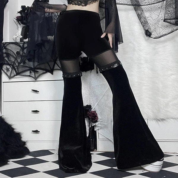 Dark Vixen Velvet Flare Pants