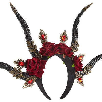Gothic Antelope Horn Headdress