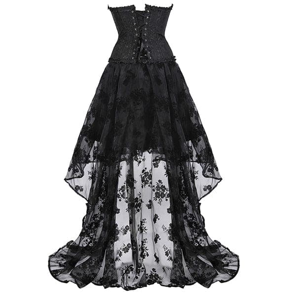 Witch Bride Overbust Corset Dress