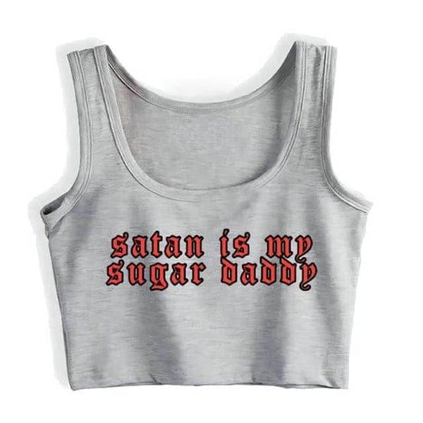 Satan Sugar Daddy Crop Top