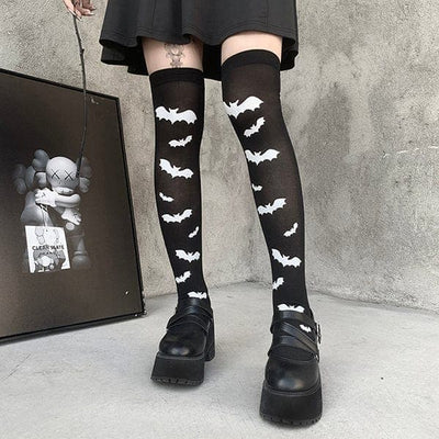 Nocturnal Being Thigh High Socks