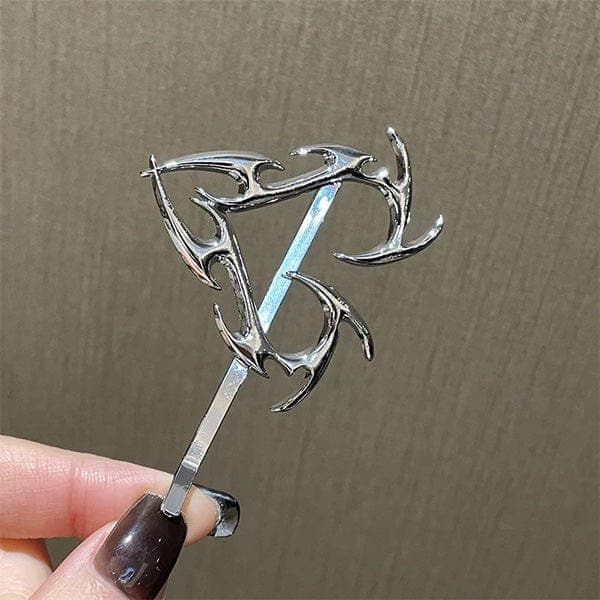 Minimalist Silver Metal Hairpins