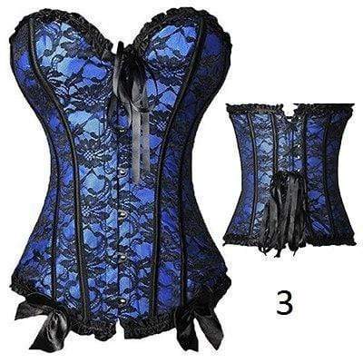 Plastic Boned Gothic Waist Trainer Corsets