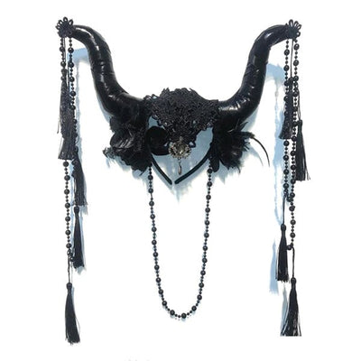 Dark Fairy Horn Headdress