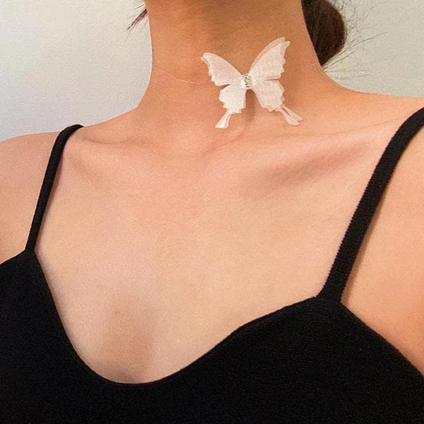 Enchanted Fashion Butterfly Necklace