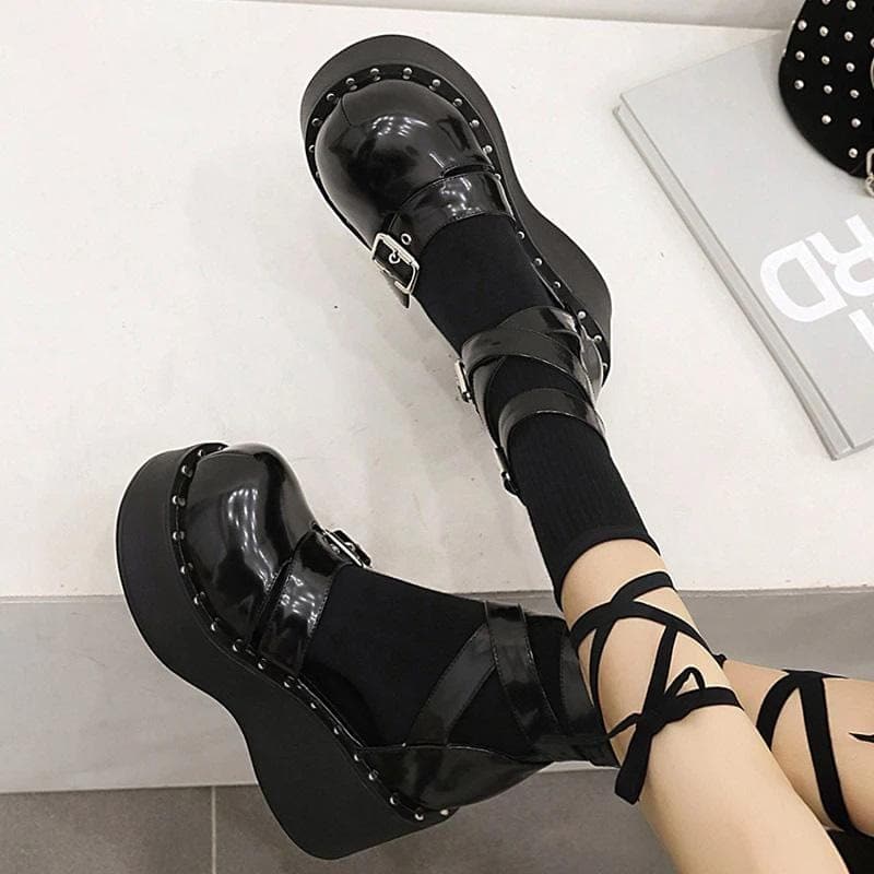 Black Eve Mary Jane Shoes