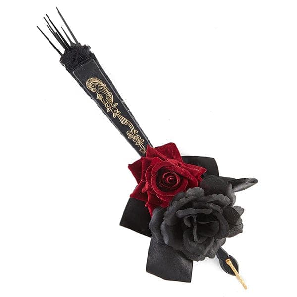 Timekeeper Lolita Black Hand Fan