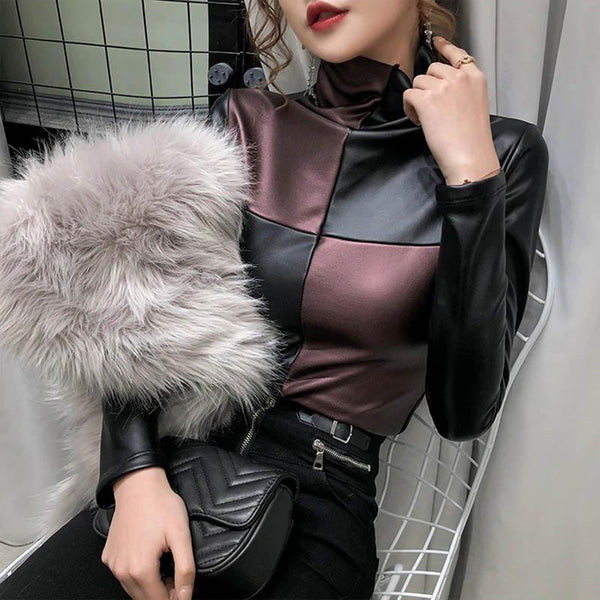 Winter Gothic Leather Shirt