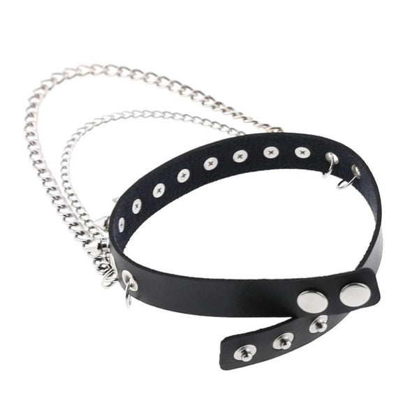 Emo Punk Chained Choker