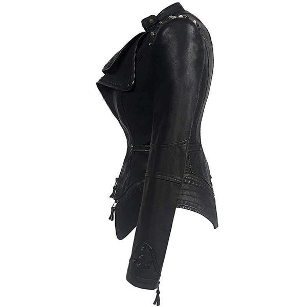 Jean Rider Faux Leather Jacket