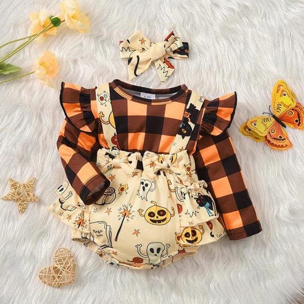 Bootiful Halloween Baby Romper