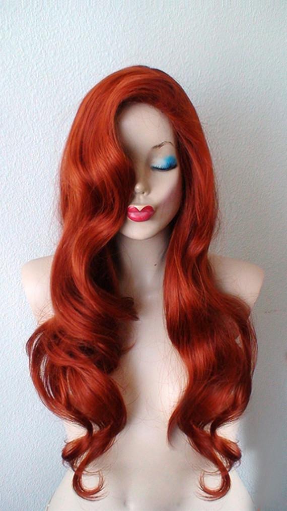 Cosplay Red Wig Inspired by Jessica Rabbit Gothic Babe Co