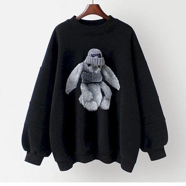 Bunny Haze Loose Sweatshirt