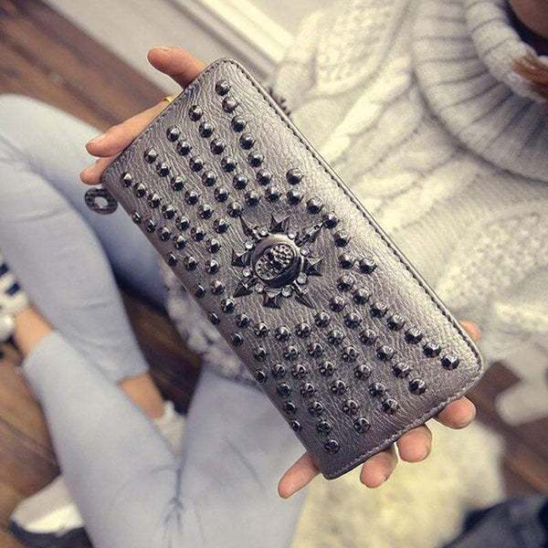 Rivet Skull Wallet