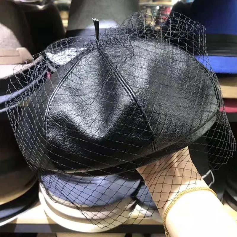 Fishnet Italian Beret Hat