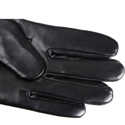Gothic Black Floral Gloves