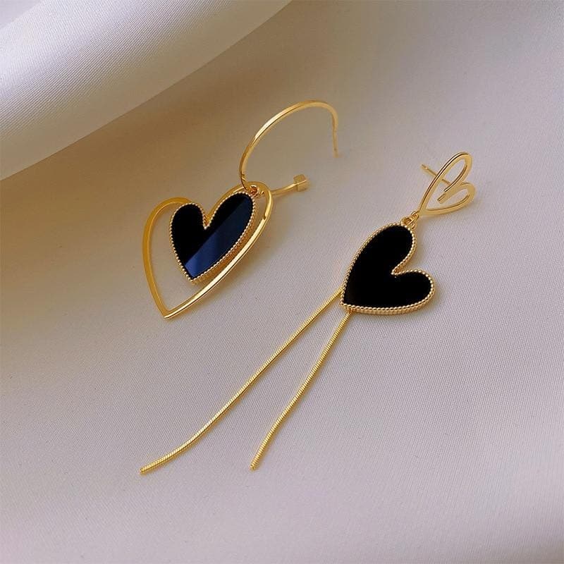 Dark Heart Earrings