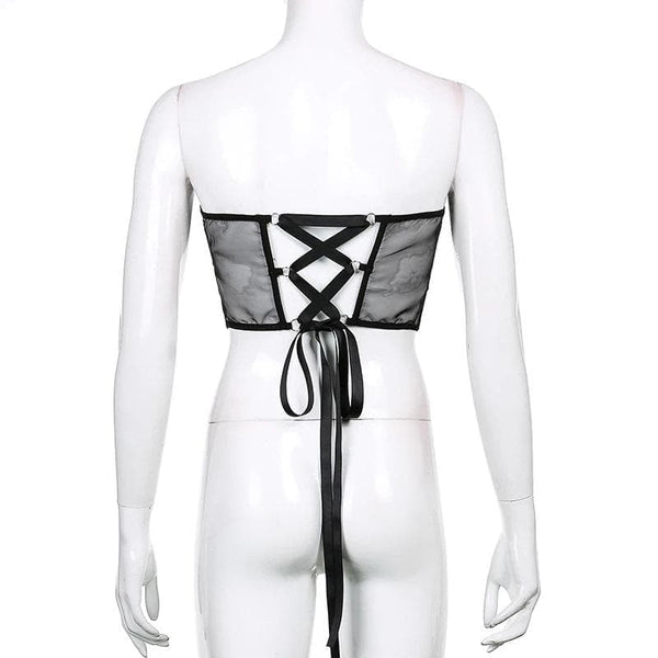 Black Hollow Fashion Corset