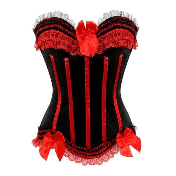 Goth Duchess Satin Overbust Corset