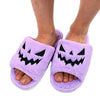 Haunted Pumpkin House Slippers