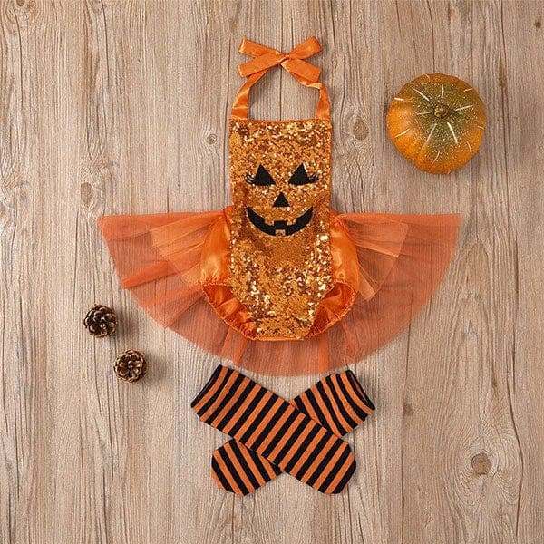 Ghostling Pumpkin Baby Rompers