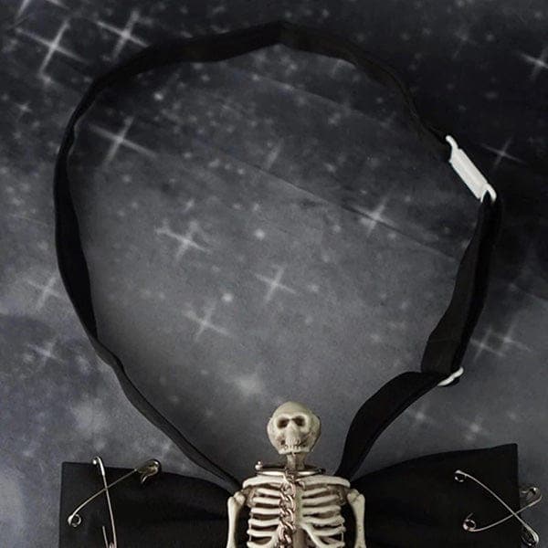 Dearly Departed Skeleton Bow Tie