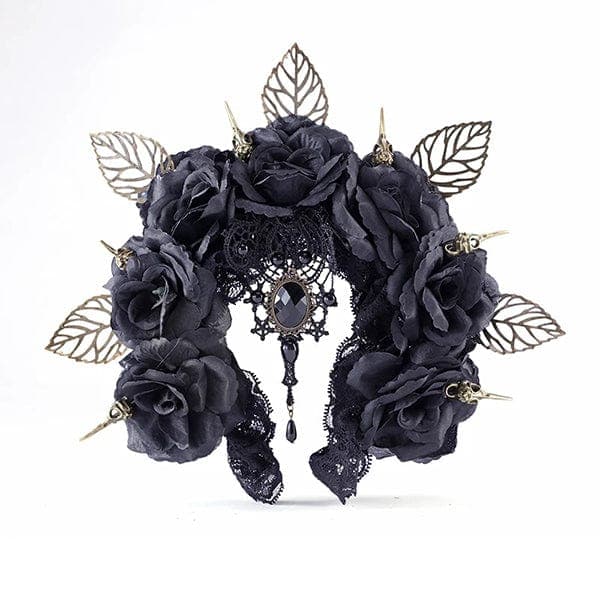 Dark Queen Gothic Head Wreath