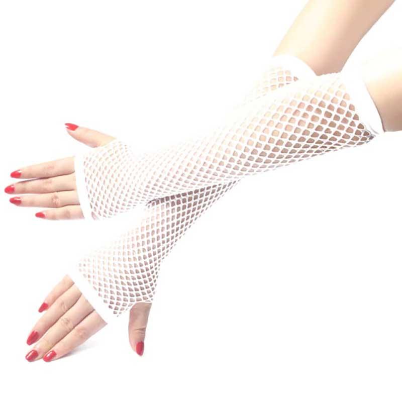 Wrap Me Fishnet Gloves