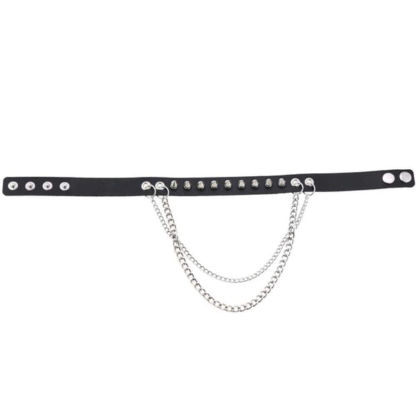 Emo Punk Chained Choker