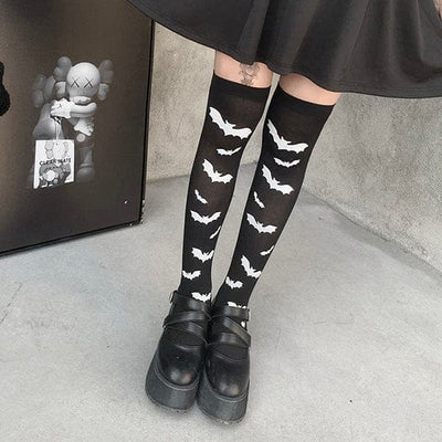 Nocturnal Being Thigh High Socks