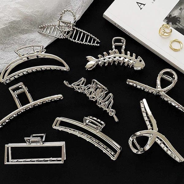 Punk Metal Hair Claw Clip