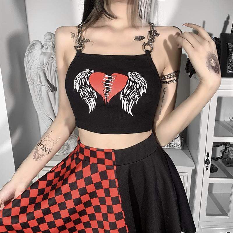 Stitched Heart Crop Top