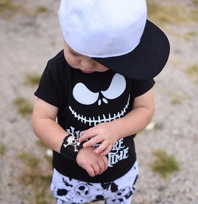 Nightmare Before Naptime Baby Outfit - Gothic Babe Co