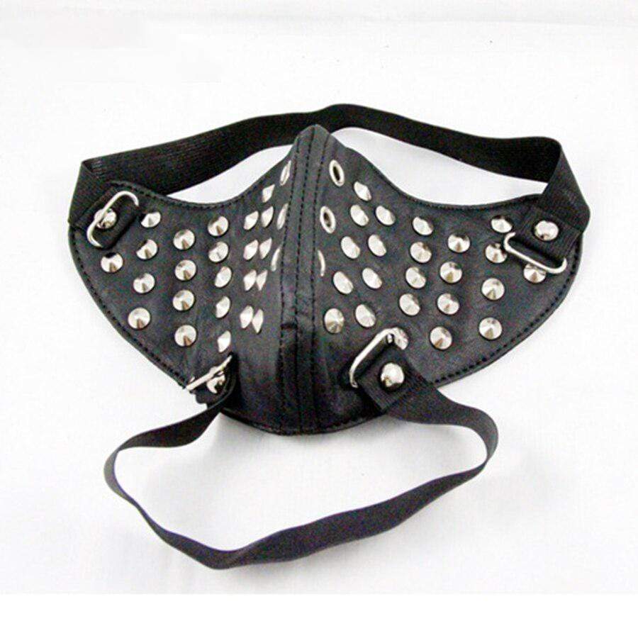 Mysterious Assassin Rivet Mask - Gothic Babe Co