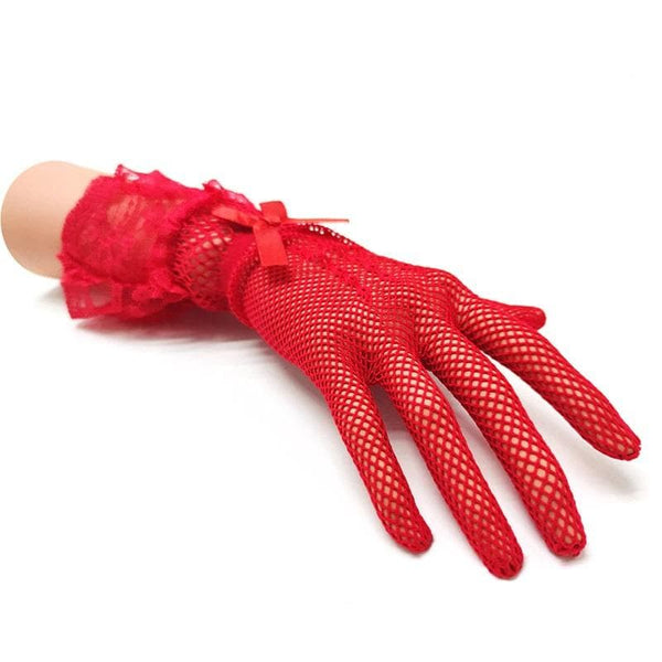 Mesh Gothic Sweet Gloves