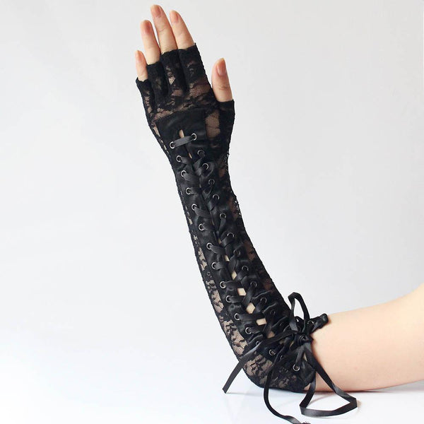 Sexy Gothic Valentine Gloves