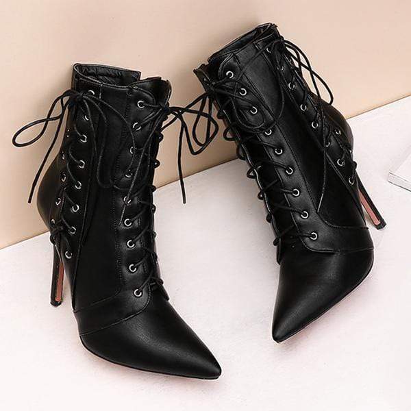 Bewitching Lace Up Boots