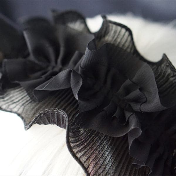 Devil Maiden Horn Ruffled Headband