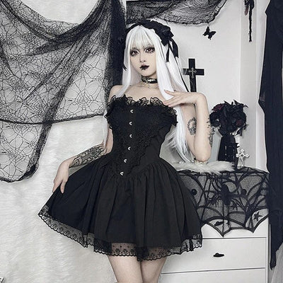 Morgana Gothic Lace Dress