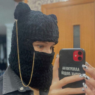 Baddy Bear Knitted Balaclava